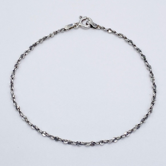 Milor 925 Italy Sterling Silver Rope Style Bracelet - Picture 1 of 6